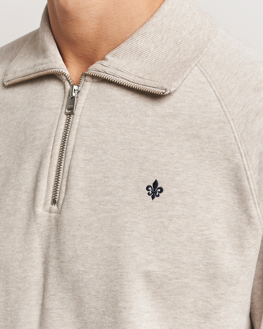 Herre | Trøjer | Morris | Maryon Half Zip Sweatshirt Khaki
