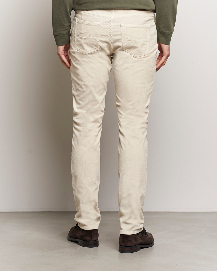 Herre | Bukser | Morris | James Corduroy 5-Pocket Pant Off White