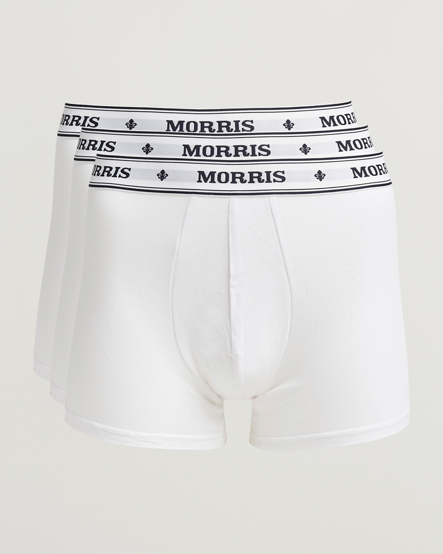 Herre | Undertøj | Morris | Boxer Brief 3-Pack White