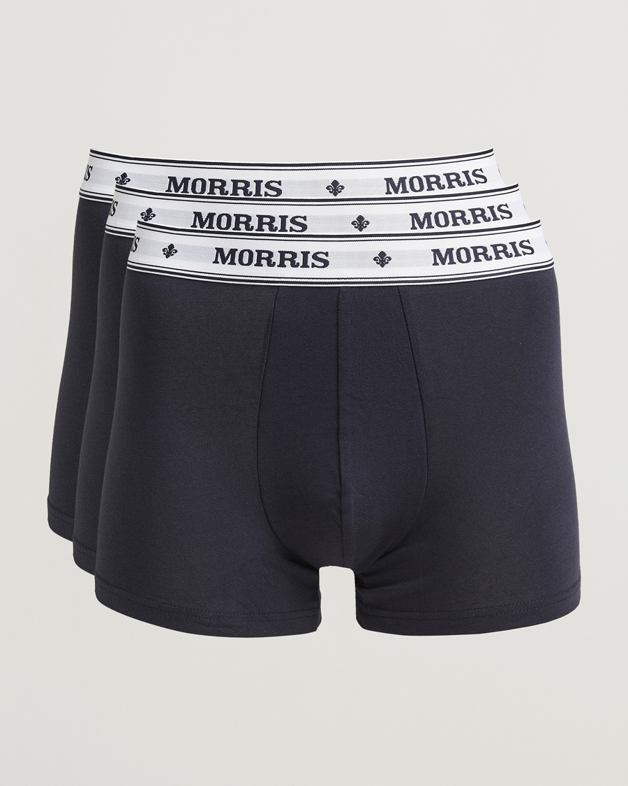 Herre | Undertøj | Morris | Boxer Brief 3-Pack Old Blue