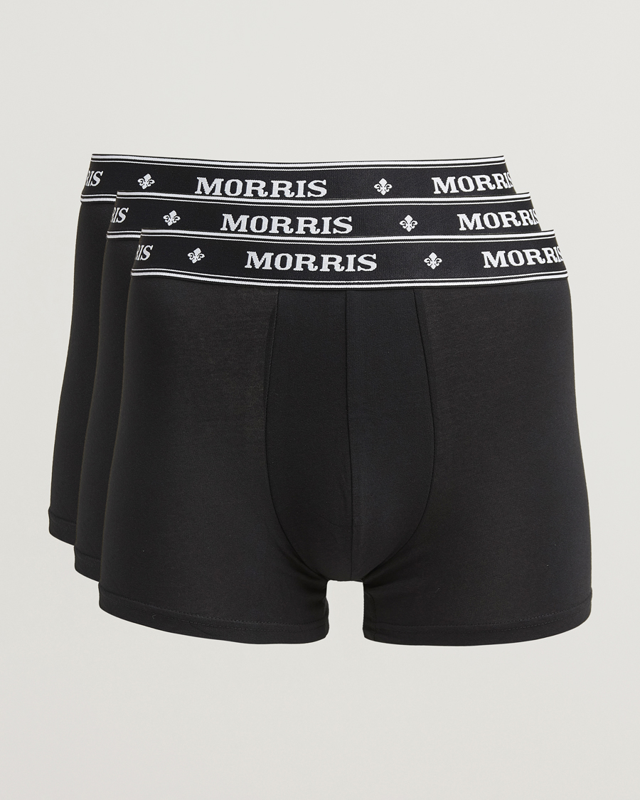 Herre | Undertøj | Morris | Boxer Brief 3-Pack Black