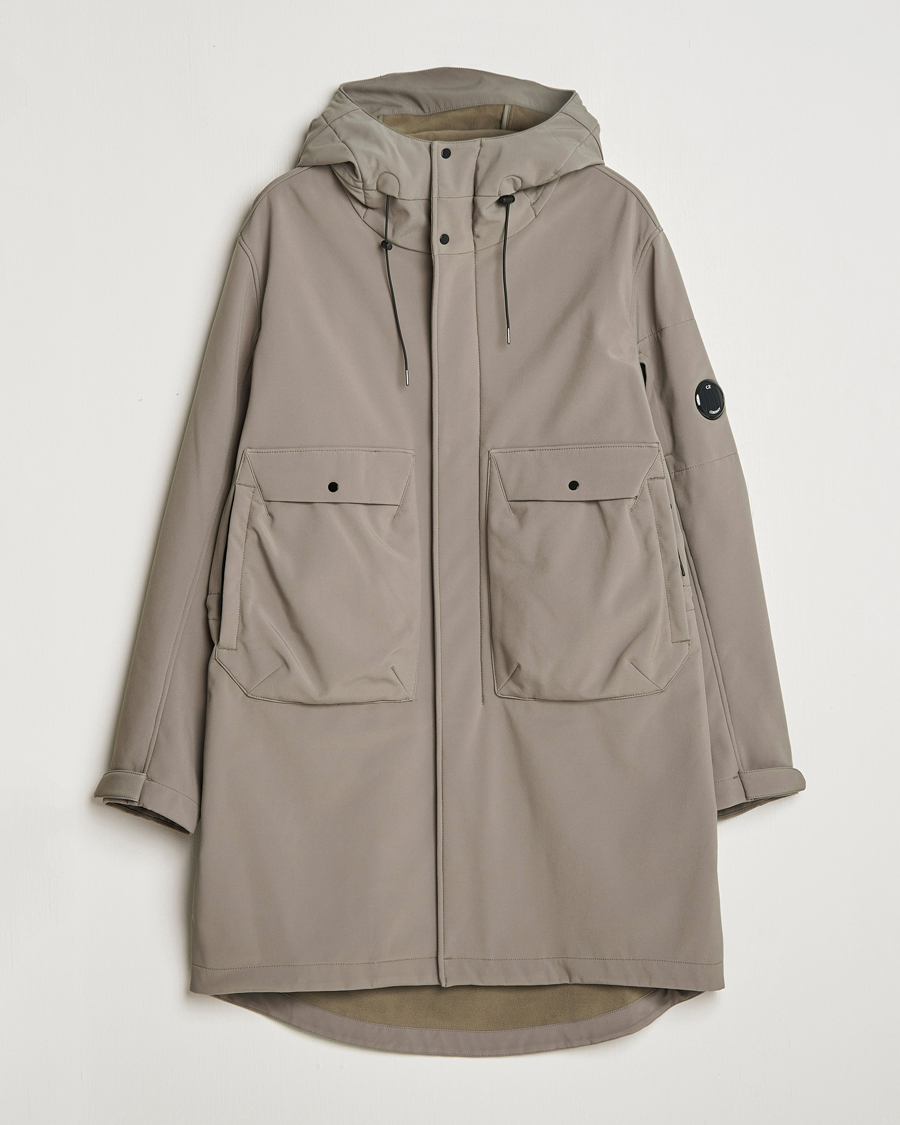 Herre | Jakker | C.P. Company | CP Shell Long Hooded Jacket Mud Green