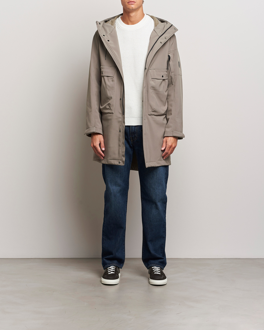 Herre | Jakker | C.P. Company | CP Shell Long Hooded Jacket Mud Green