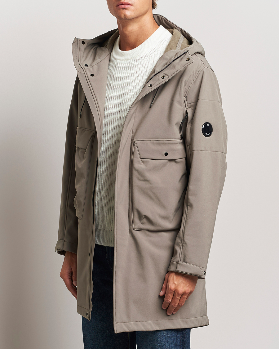 Herre | Jakker | C.P. Company | CP Shell Long Hooded Jacket Mud Green
