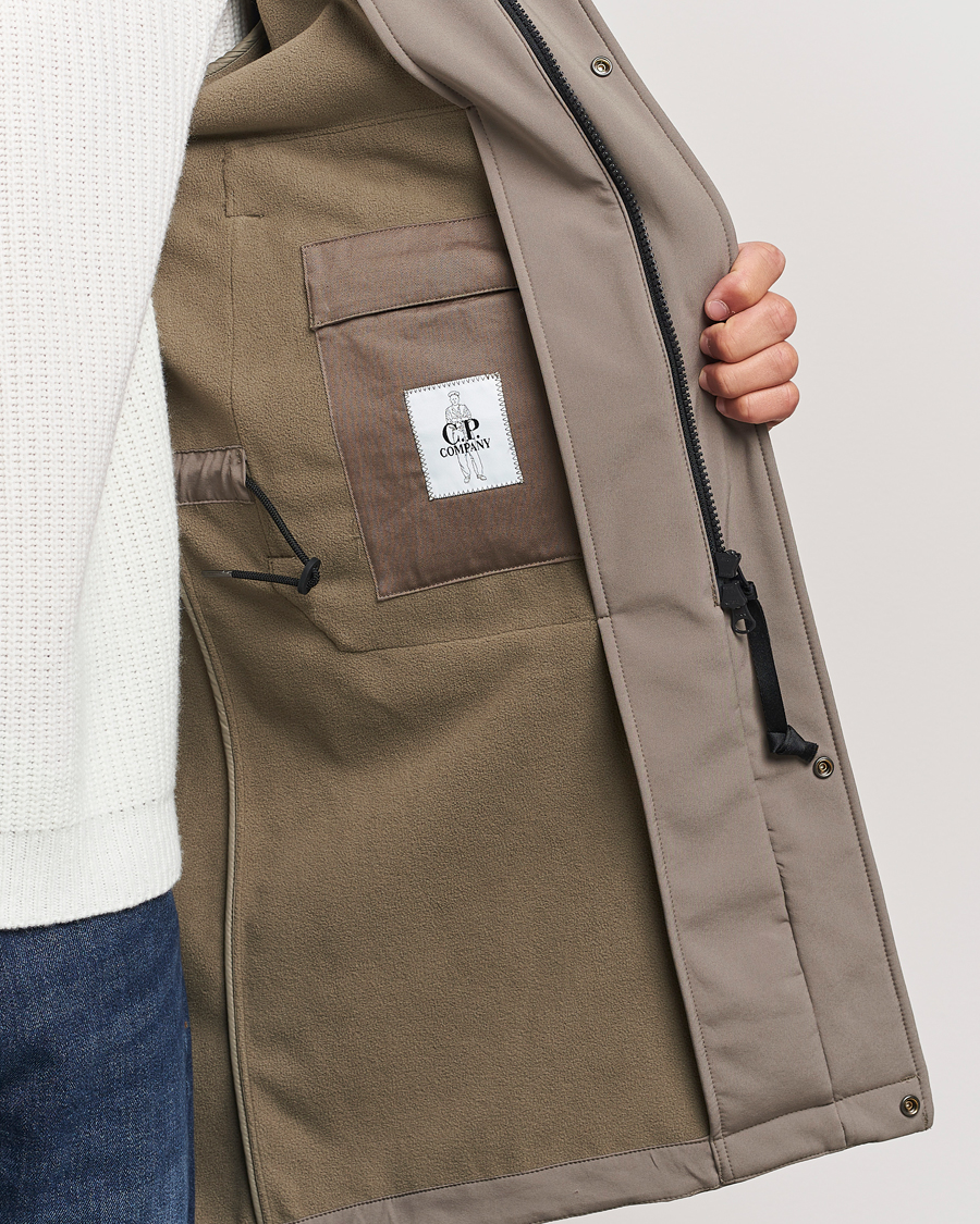 Herre | Jakker | C.P. Company | CP Shell Long Hooded Jacket Mud Green