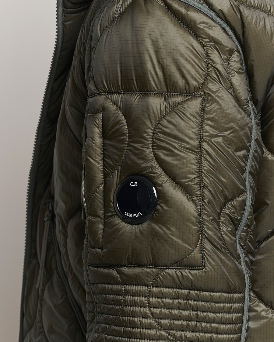 Herre | Jakker | C.P. Company | Primaloft Quilted Hood Jacket Green