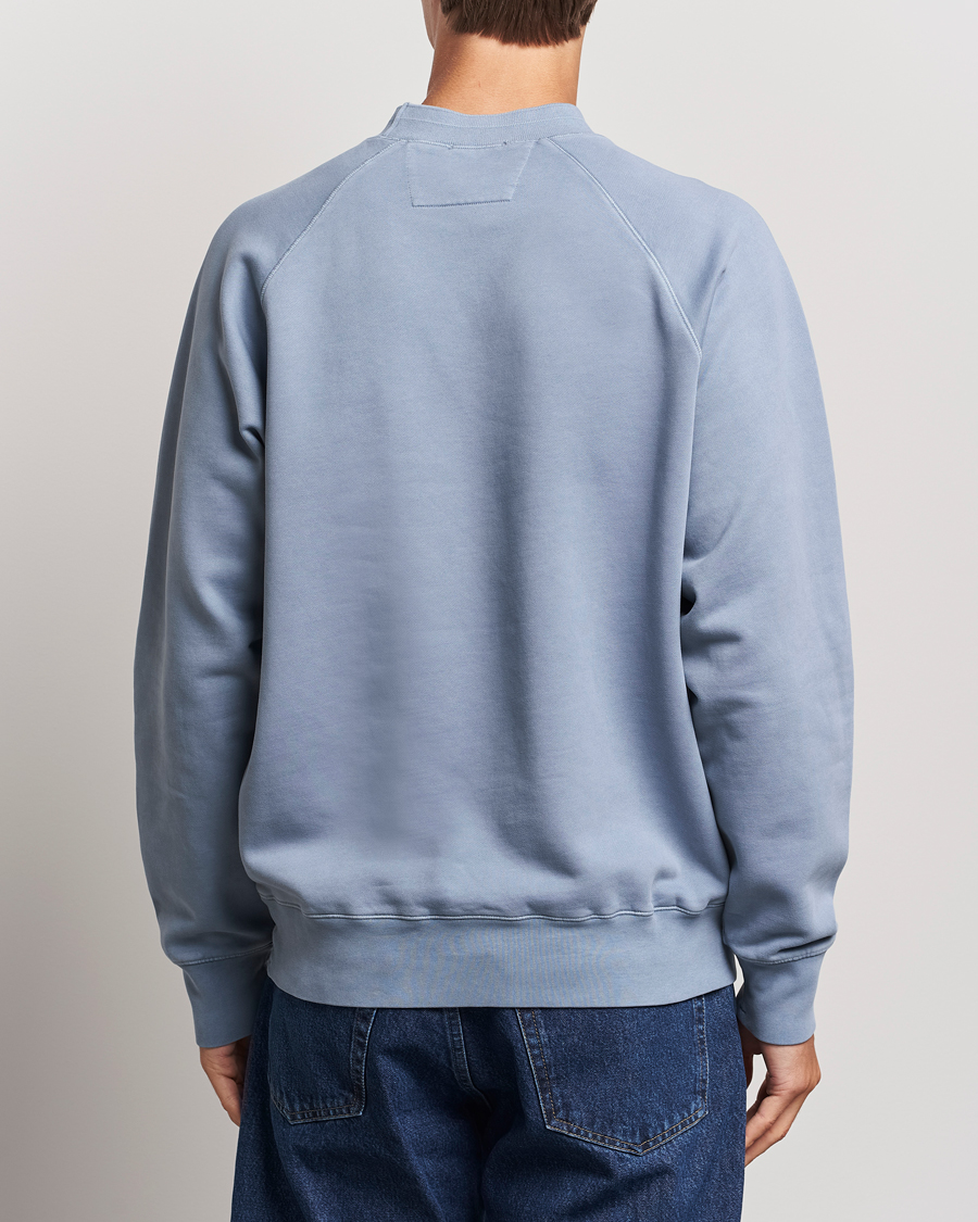 Herre | Trøjer | C.P. Company | Brushed Emerized Fleece Sweatshirt Light Blue