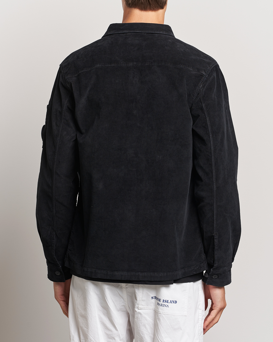 Herre | Skjorter | C.P. Company | Corduroy Lens Overshirt Black