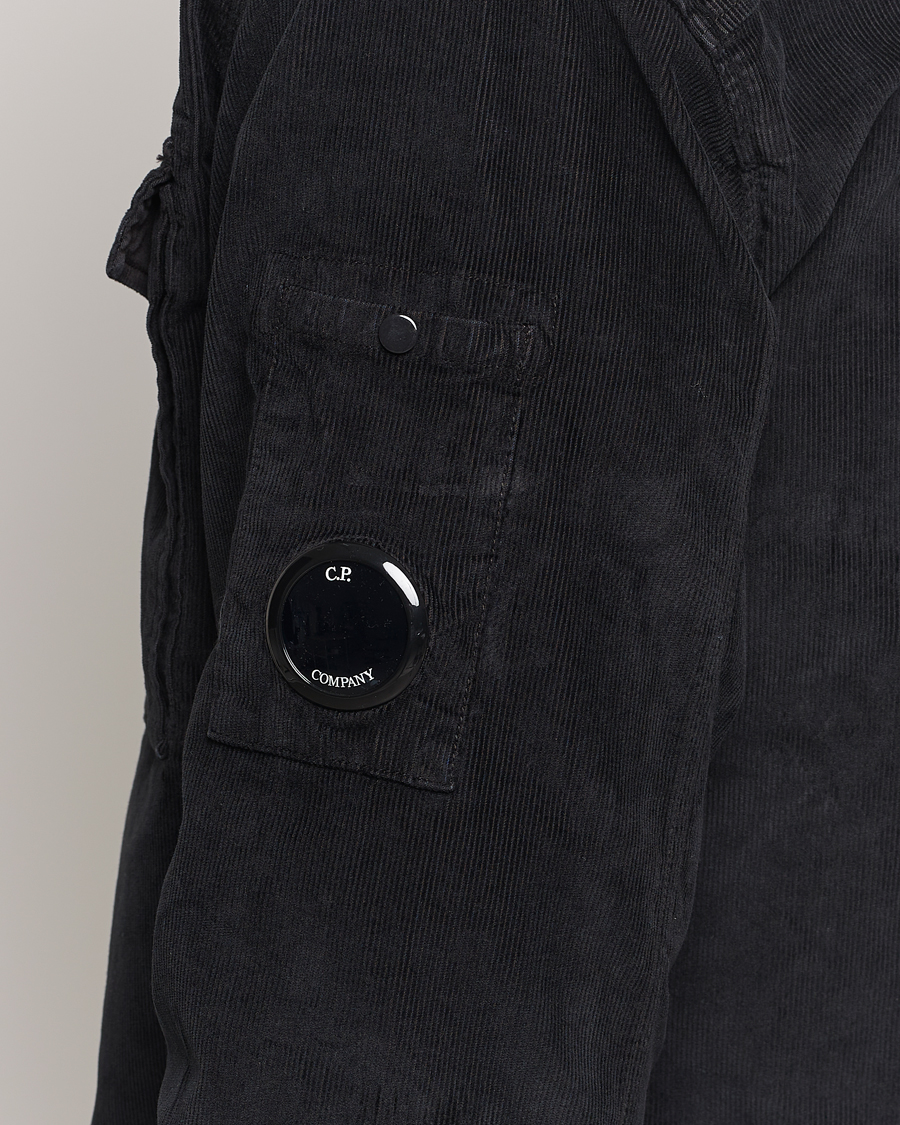 Herre | Skjorter | C.P. Company | Corduroy Lens Overshirt Black