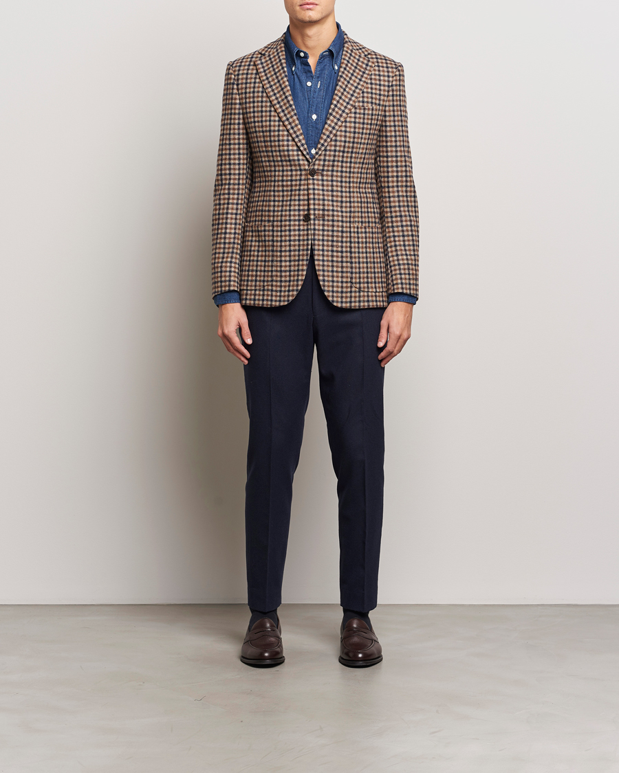 Herre | Blazere & jakker | Morris Heritage | Wool Tweed Blazer Navy