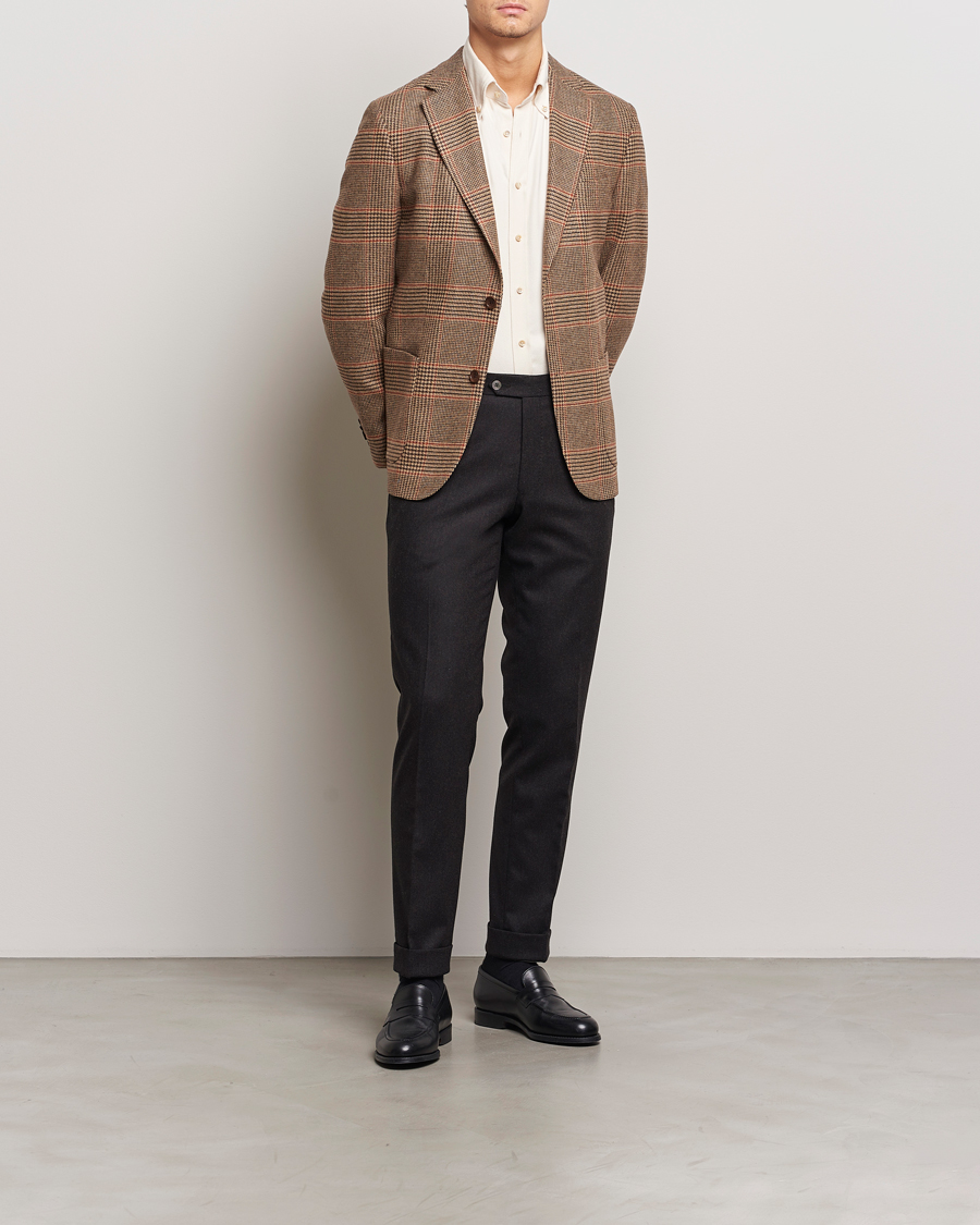 Herre | Blazere & jakker | Morris Heritage | Prince of Wales Tweed Blazer Brown