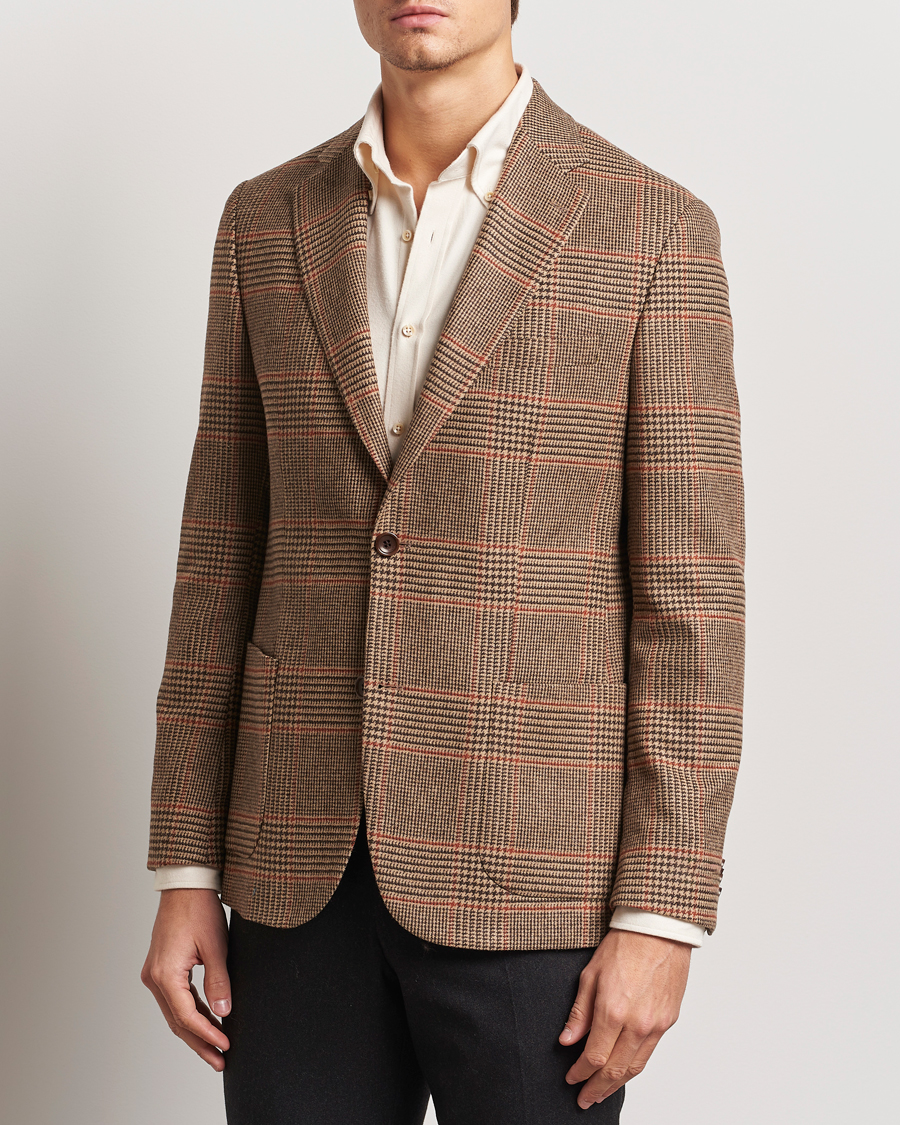 Herre | Blazere & jakker | Morris Heritage | Prince of Wales Tweed Blazer Brown