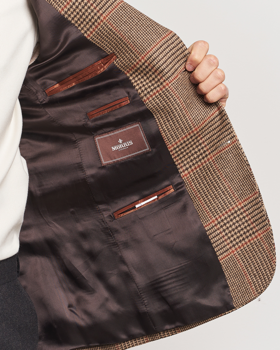 Herre | Blazere & jakker | Morris Heritage | Prince of Wales Tweed Blazer Brown