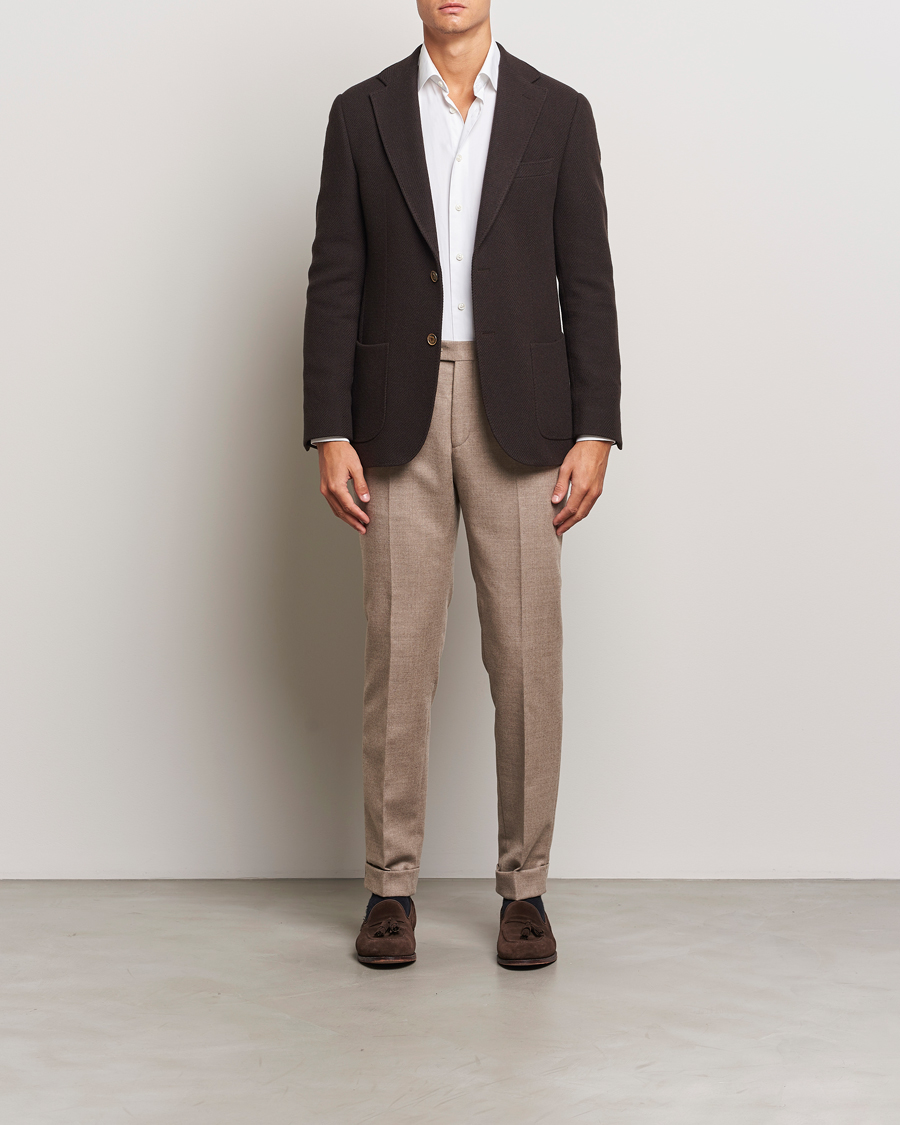Herre | Blazere & jakker | Morris Heritage | Soft Lambswool Blazer Brown