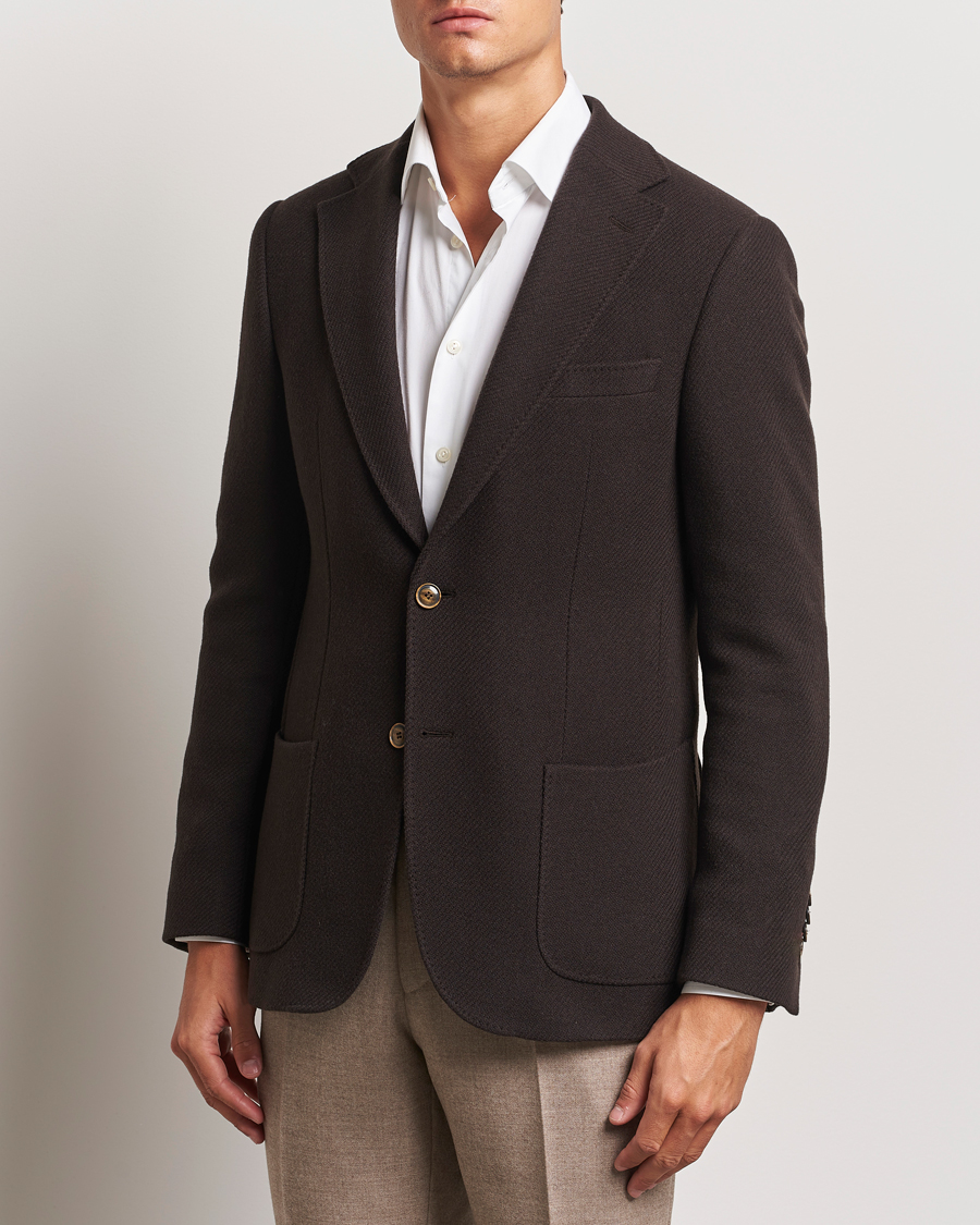 Herre | Blazere & jakker | Morris Heritage | Soft Lambswool Blazer Brown