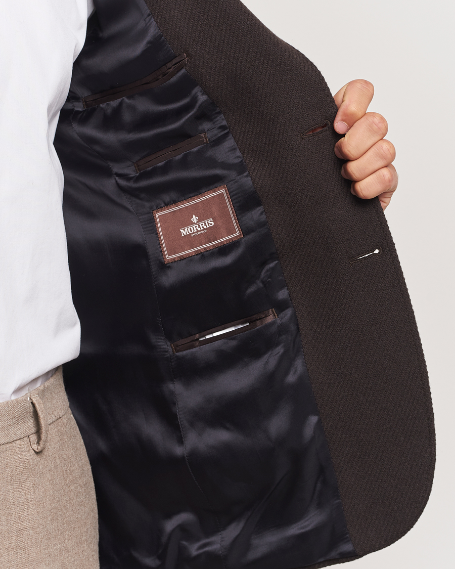 Herre | Blazere & jakker | Morris Heritage | Soft Lambswool Blazer Brown