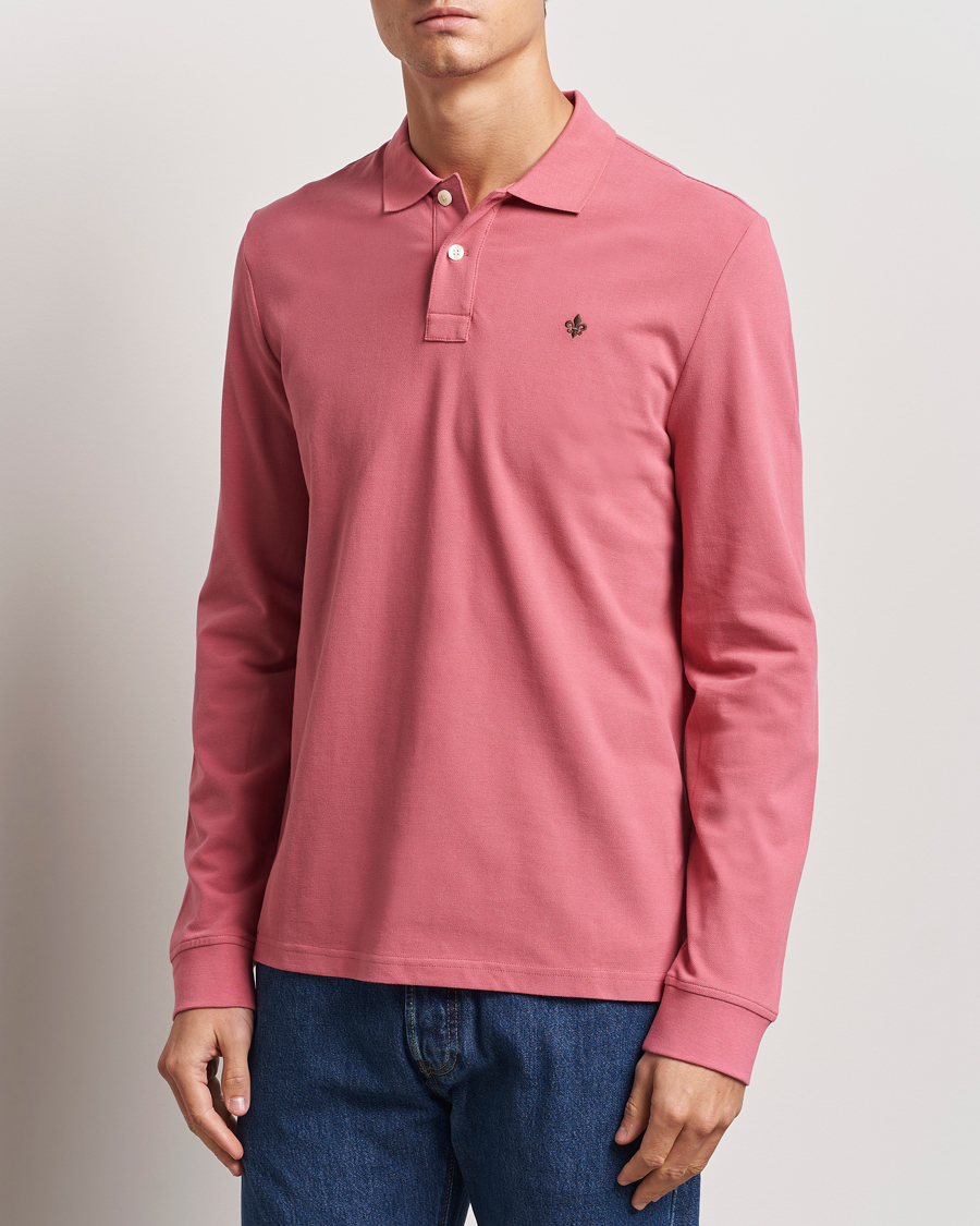 Herre | Trøjer | Morris | Camden Long Sleeve Polo Pink