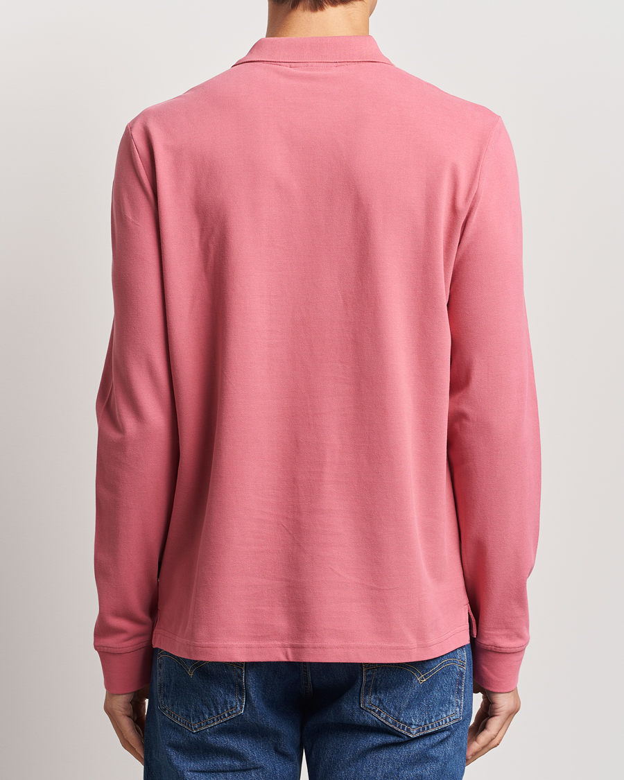 Herre | Trøjer | Morris | Camden Long Sleeve Polo Pink