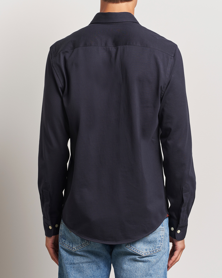 Herre | Skjorter | Morris | Dressed Jersey Shirt Old Blue