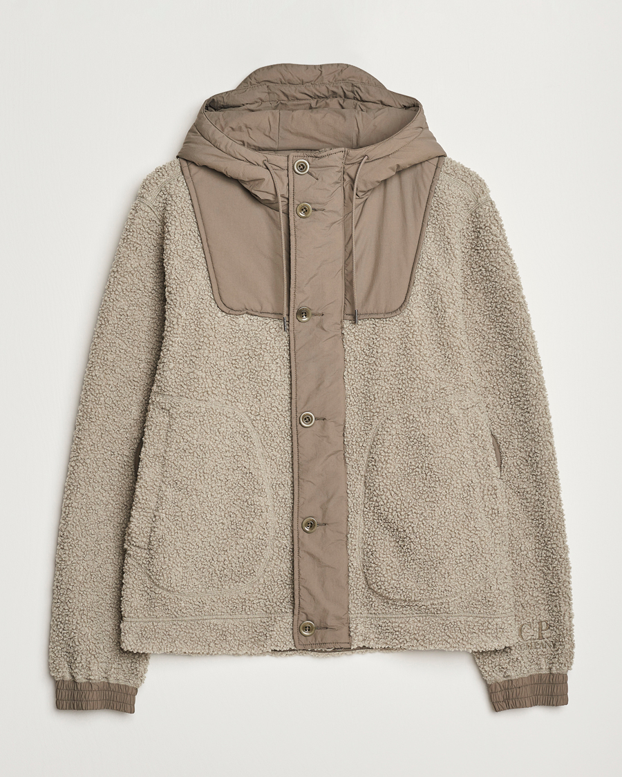 Herre | Jakker | C.P. Company | Polar Shell Fleece Jacket Beige