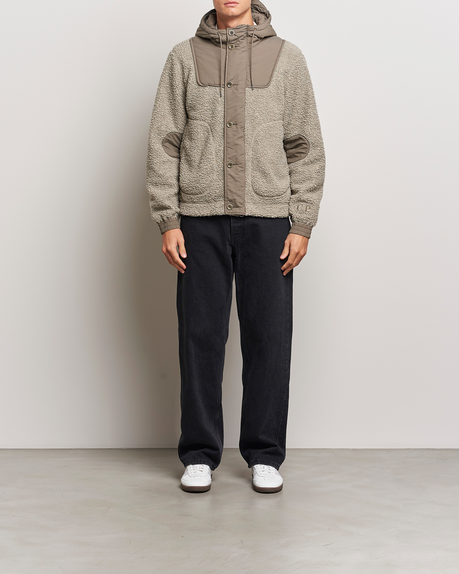 Herre | Jakker | C.P. Company | Polar Shell Fleece Jacket Beige