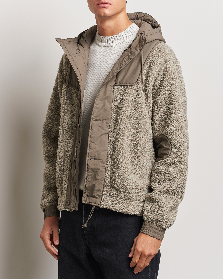 Herre | Jakker | C.P. Company | Polar Shell Fleece Jacket Beige