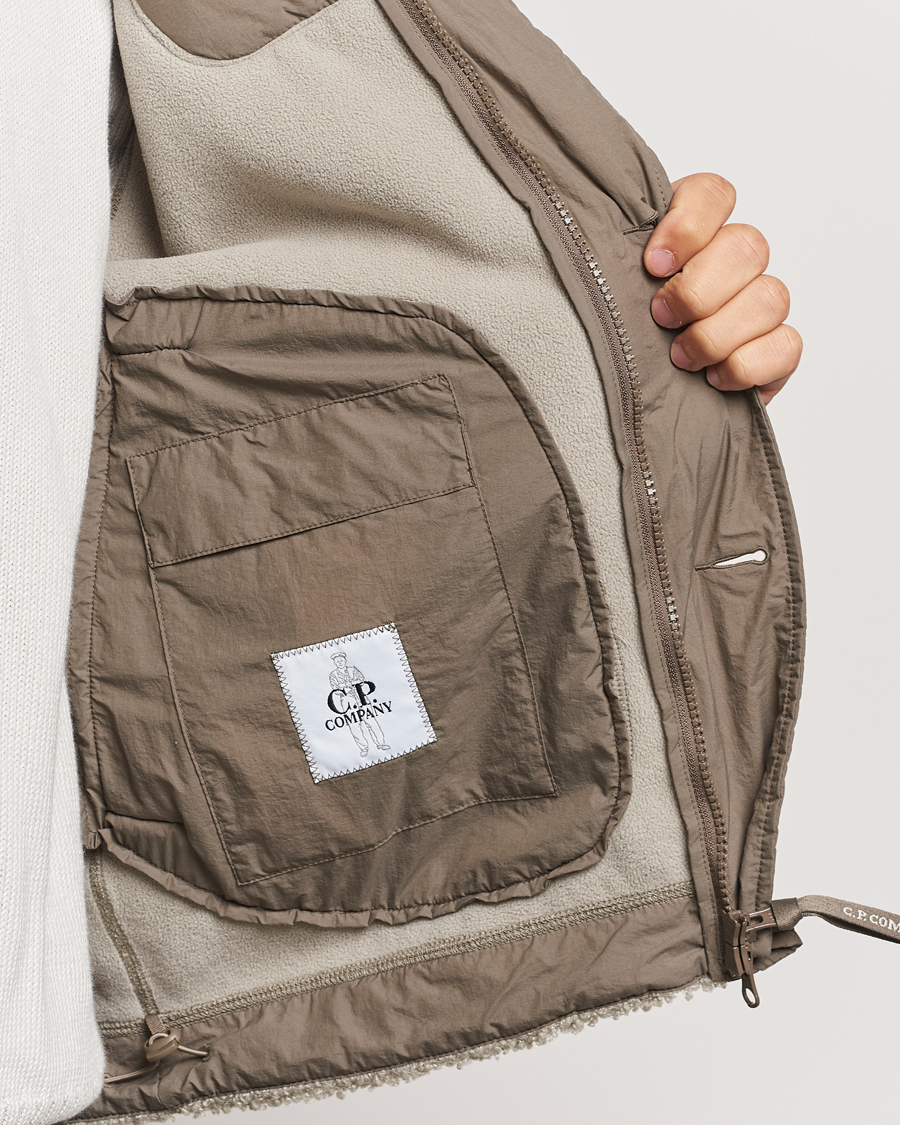 Herre | Jakker | C.P. Company | Polar Shell Fleece Jacket Beige