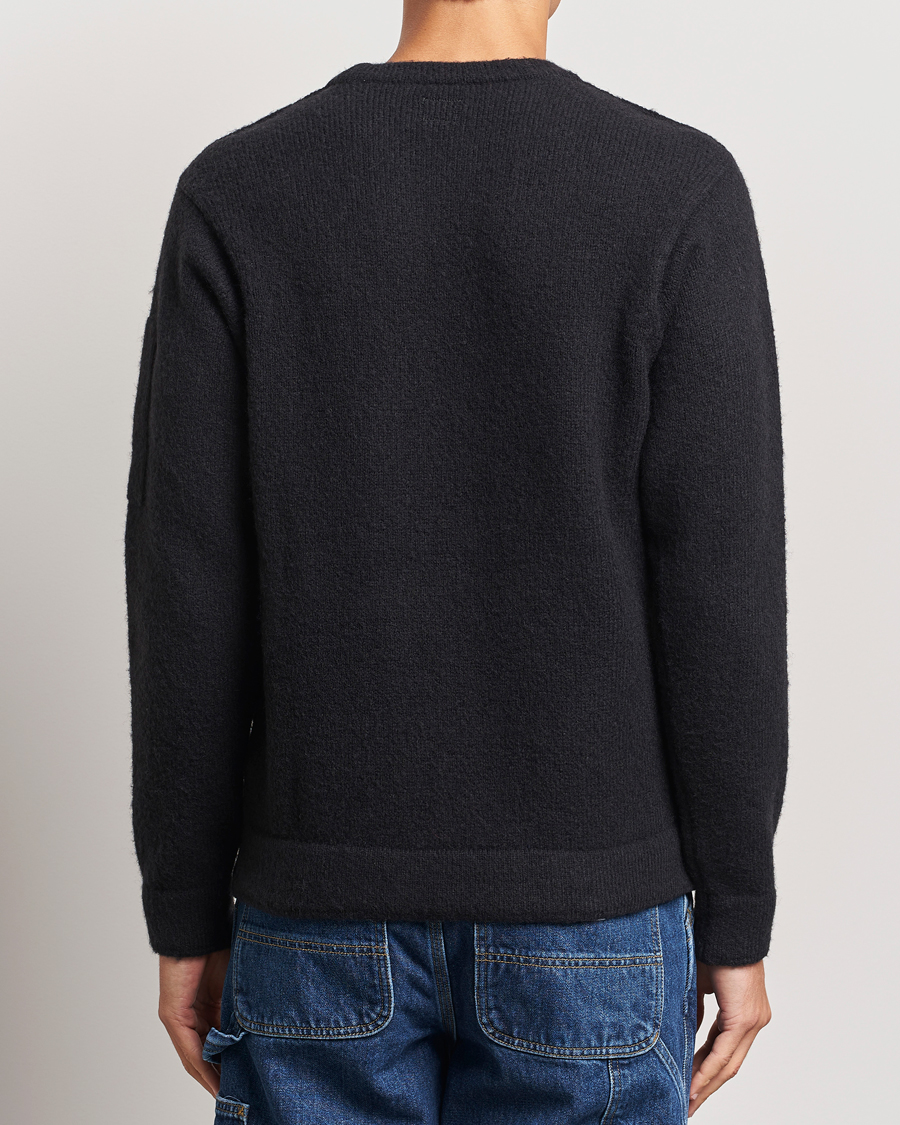 Herre | Trøjer | C.P. Company | Alpaca Soft Knitted Crewneck Black