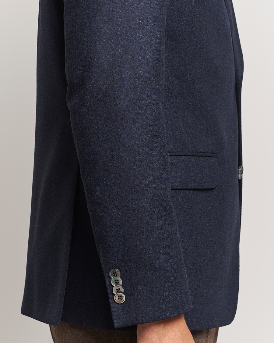 Herre | Blazere & jakker | Oscar Jacobson | Fogerty Flannel Blazer Navy