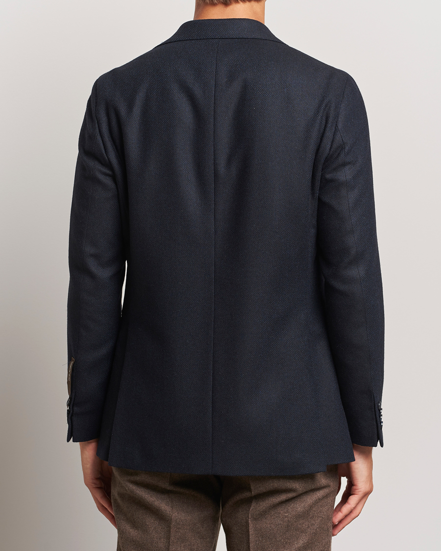 Herre | Blazere & jakker | Oscar Jacobson | Fogerty Wool Hopsack Blazer Navy