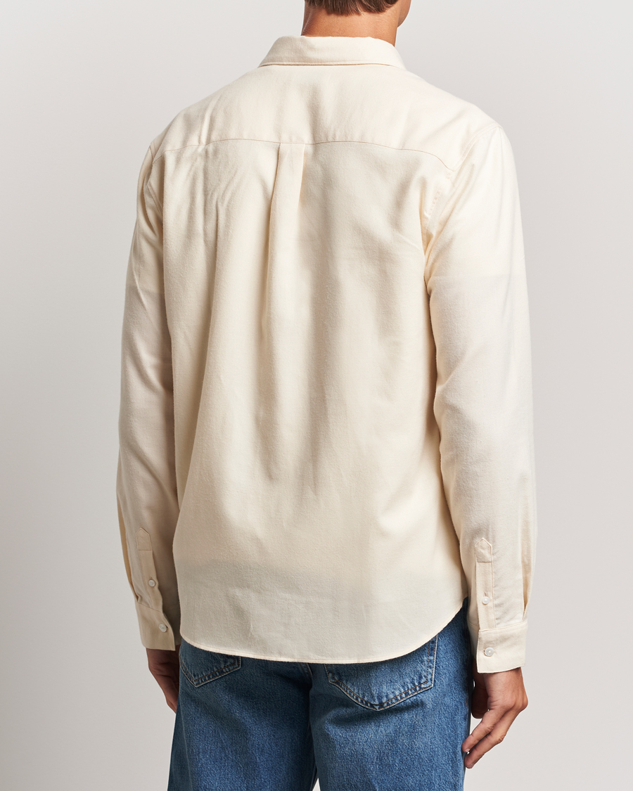 Herre | Skjorter | FRAME | Double Pocket Wool Blend Shirt Off White