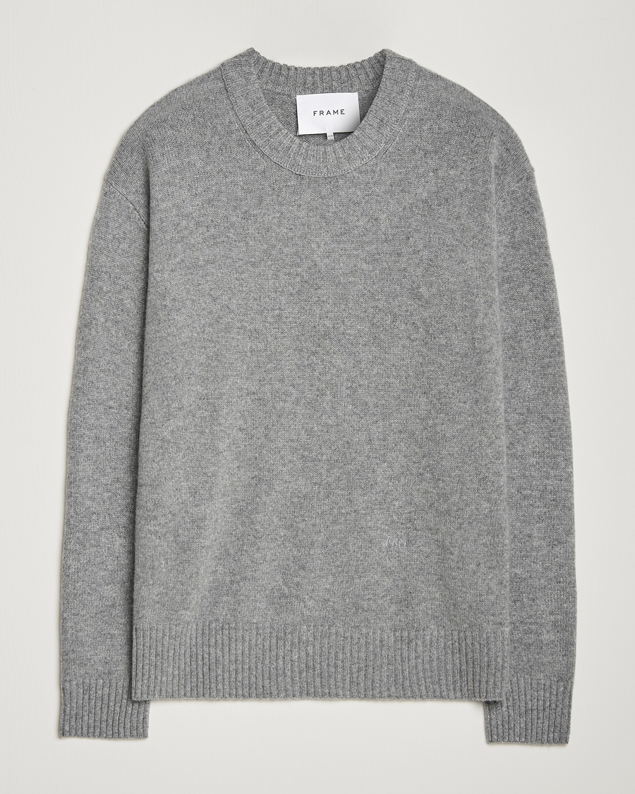 Herre | Trøjer | FRAME | Cashmere Sweater Grey