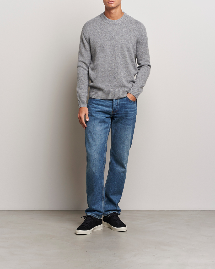 Herre | Trøjer | FRAME | Cashmere Sweater Grey