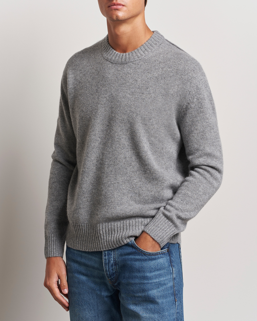 Herre | Trøjer | FRAME | Cashmere Sweater Grey