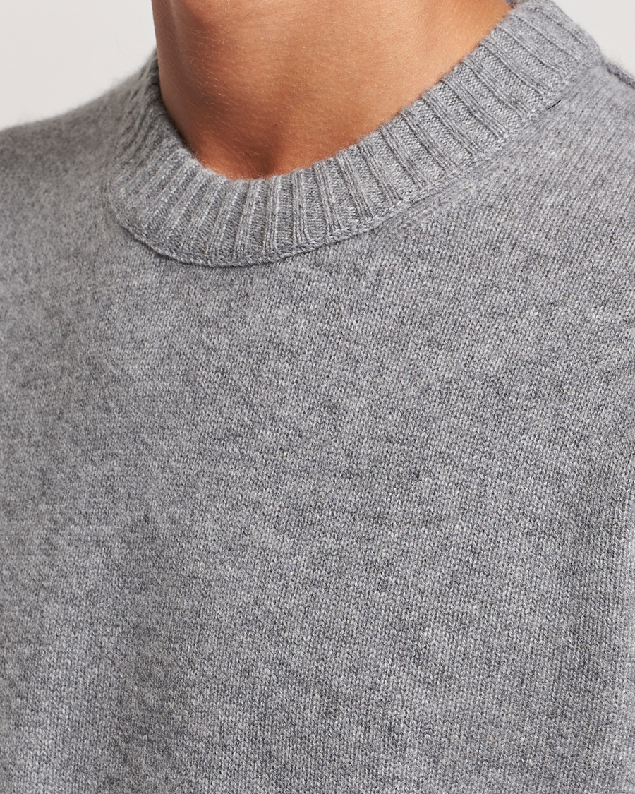 Herre | Trøjer | FRAME | Cashmere Sweater Grey