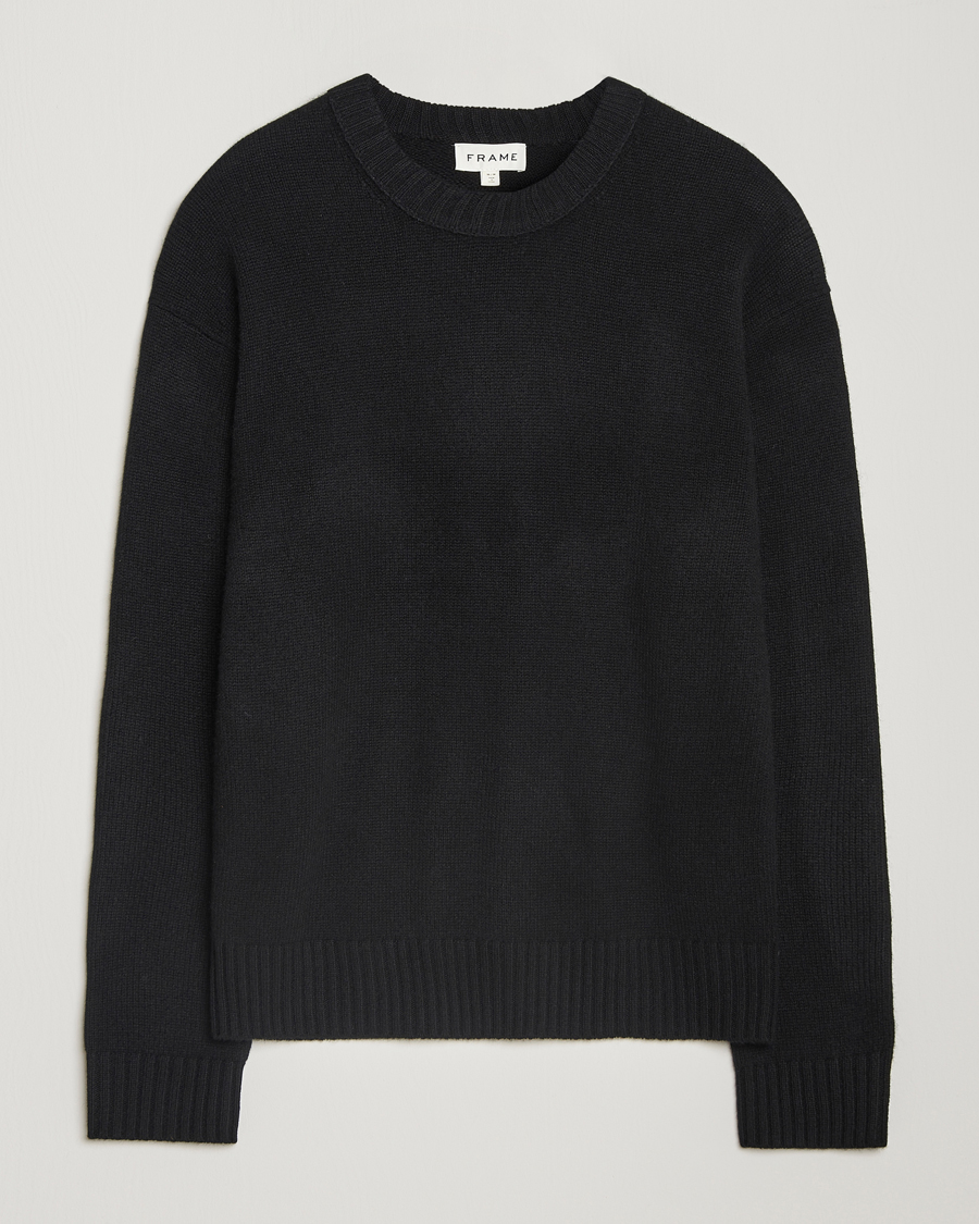Herre | Trøjer | FRAME | Cashmere Sweater Noir