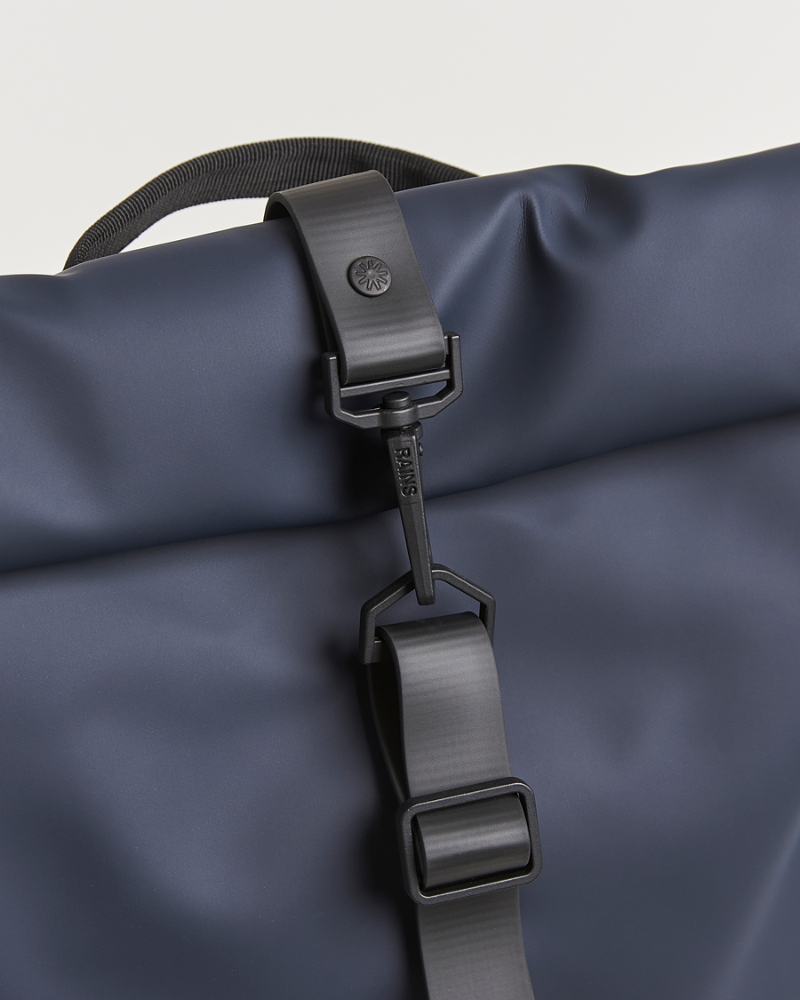 Herre | Tasker | RAINS | Rolltop Rucksack Navy