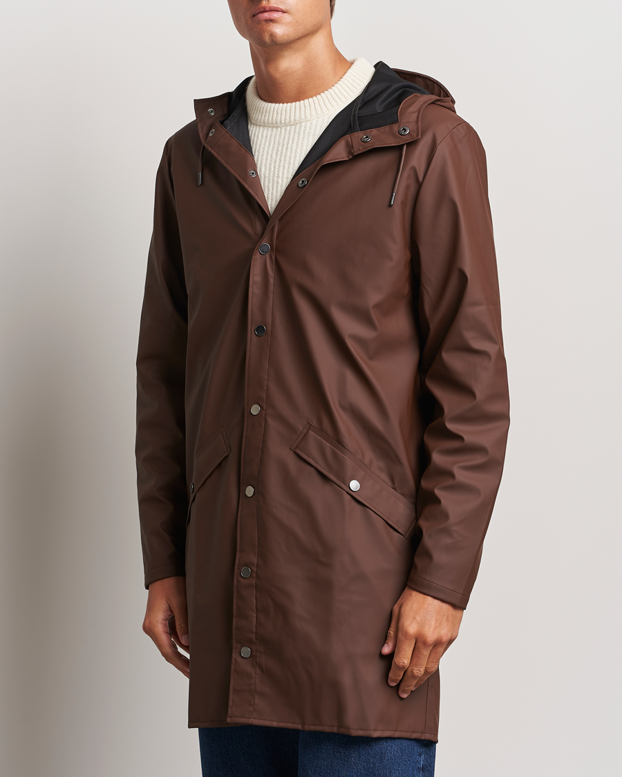 Herre | Jakker | RAINS | Long Jacket Frame Brown