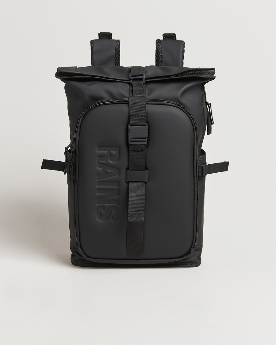 Herre | RAINS Texel Moulded Backpack Black | RAINS | Texel Moulded Backpack Black