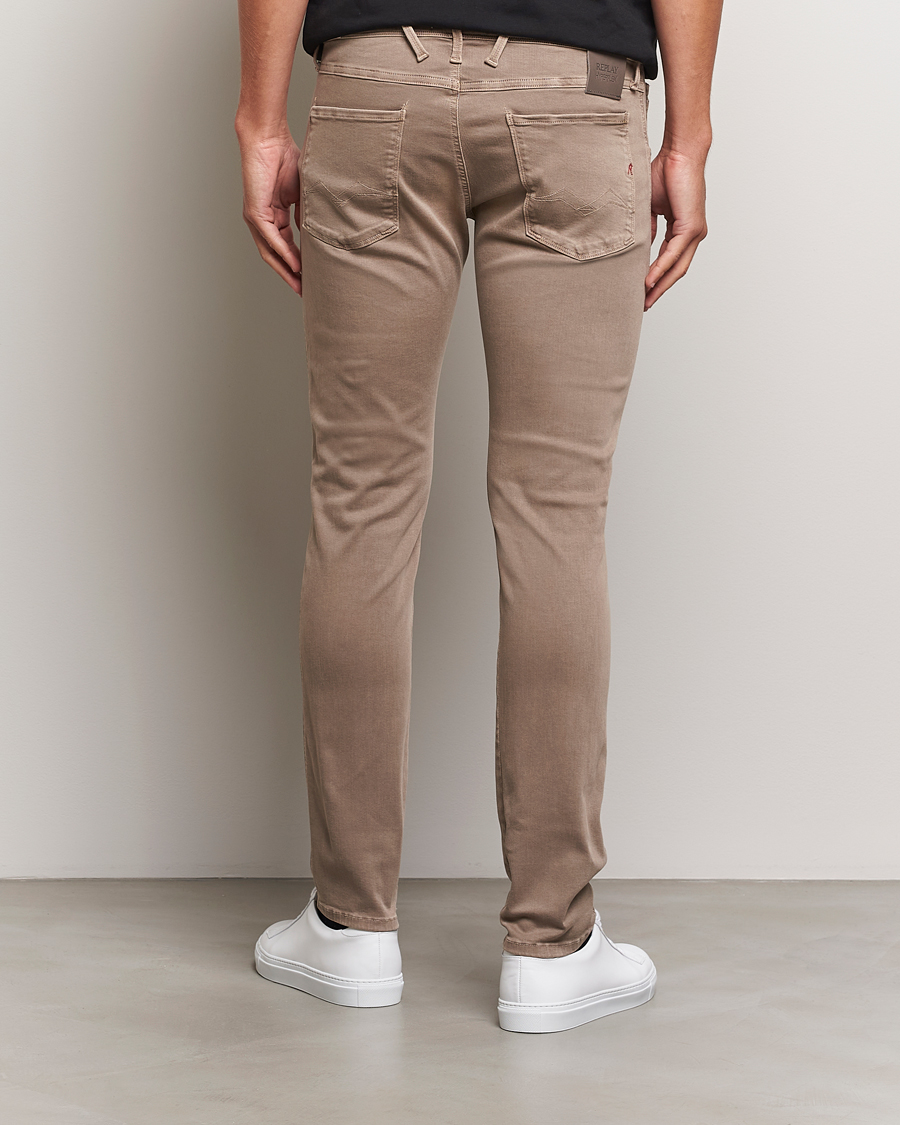 Herre | Bukser | Replay | Anbass Hyperflex X.Lite 5-Pocket Pants Sand