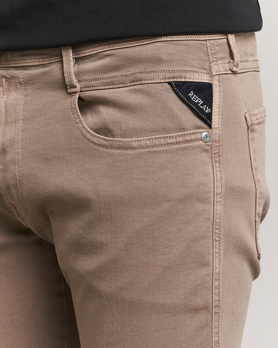 Herre | Bukser | Replay | Anbass Hyperflex X.Lite 5-Pocket Pants Sand