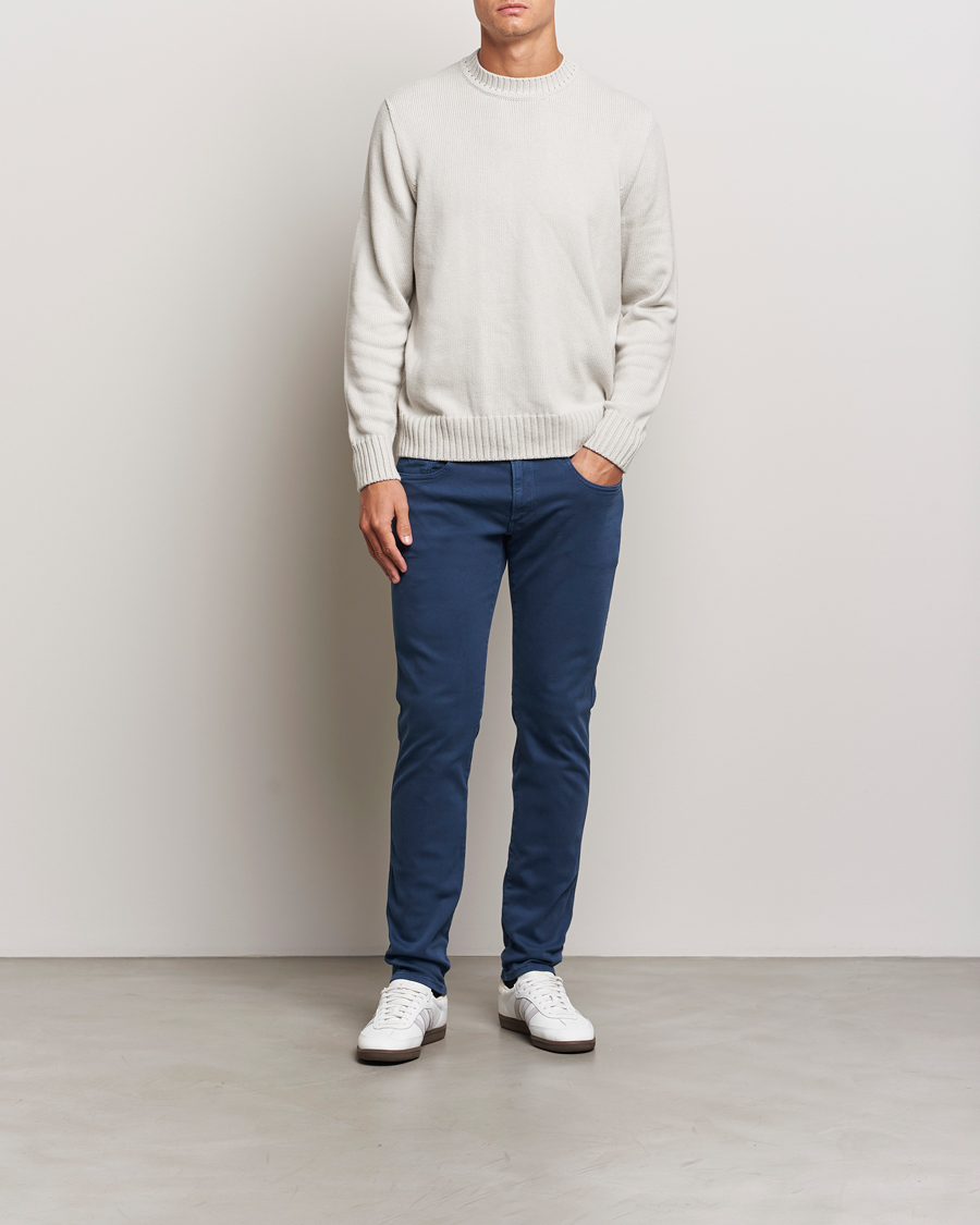Herre | Bukser | Replay | Anbass Hyperflex X.Lite 5-Pocket Pants Faded Blue
