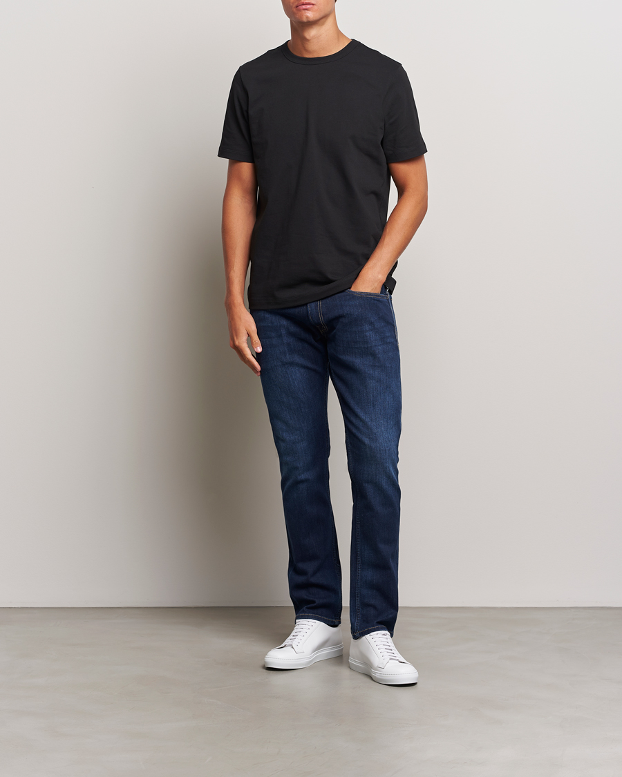 Herre | Jeans | Replay | Rocco Tapered Stretch Jeans Dark Blue