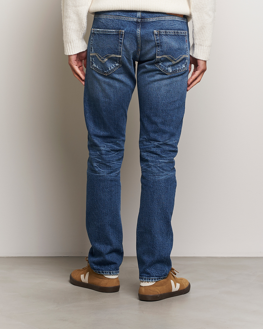 Herre | Jeans | Replay | Grover Original Jeans Medium Blue
