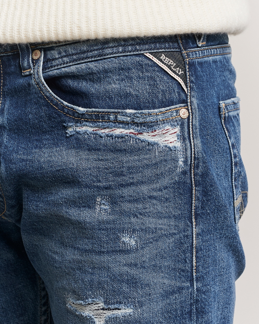 Herre | Jeans | Replay | Grover Original Jeans Medium Blue