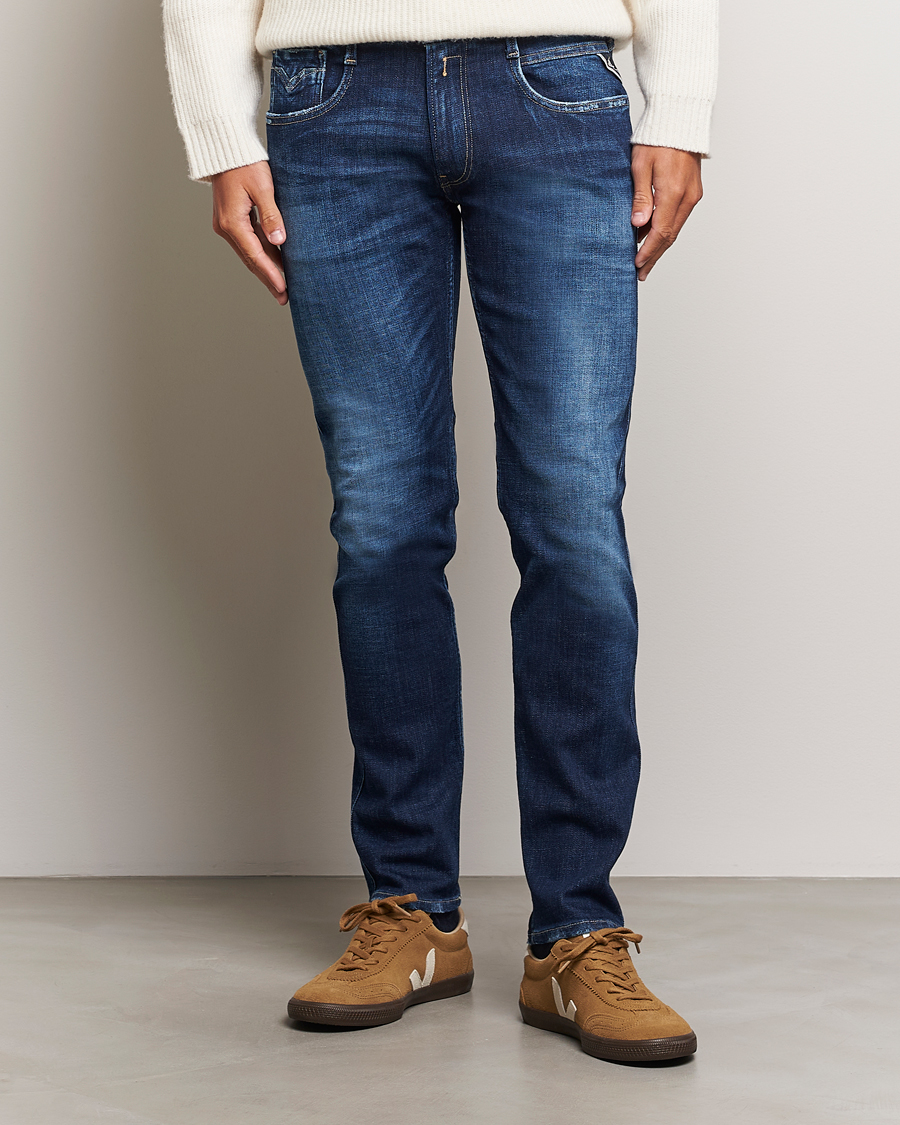 Herre | Jeans | Replay | Anbass 5 Years Wash Jeans Medium Blue