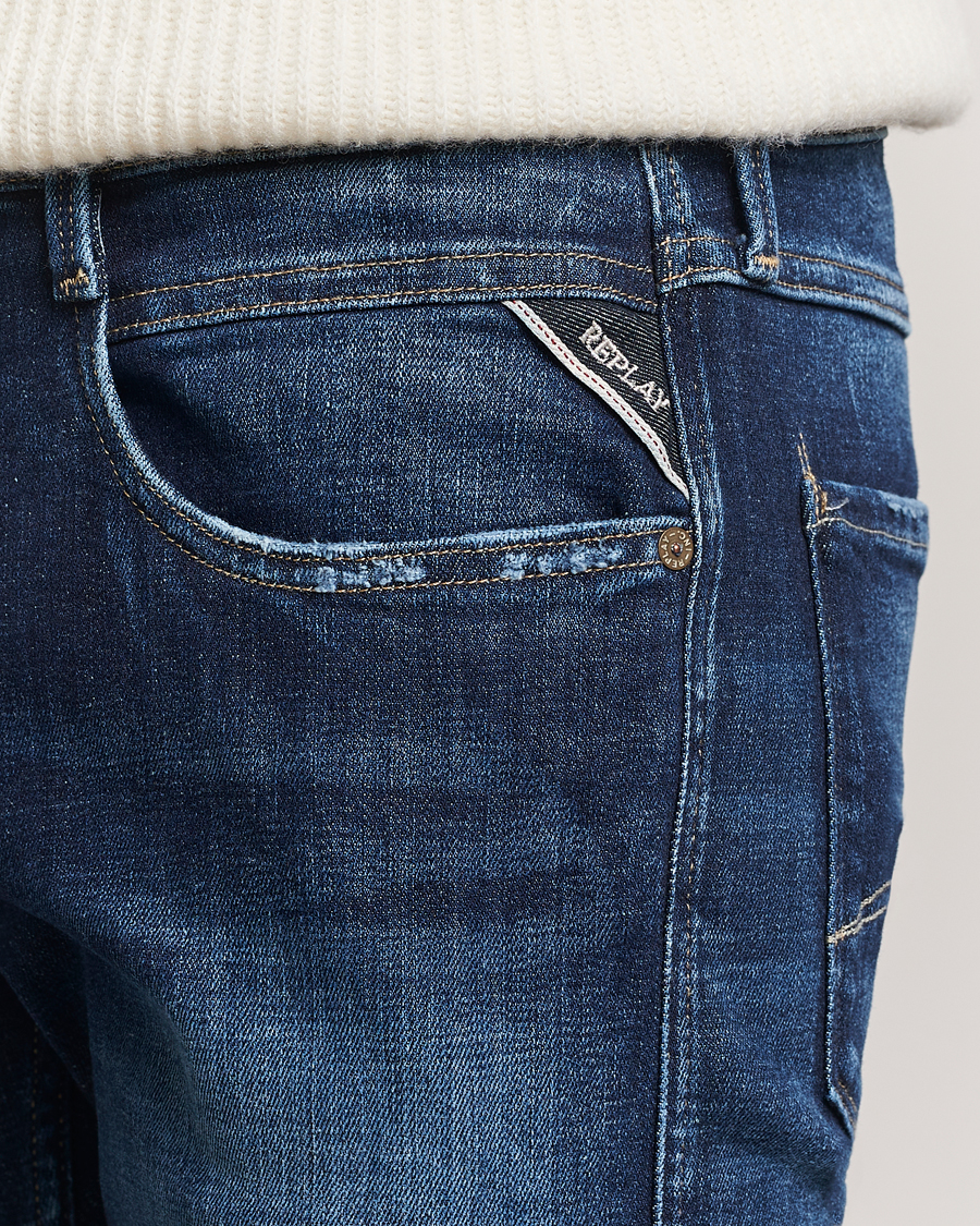 Herre | Jeans | Replay | Anbass 5 Years Wash Jeans Medium Blue