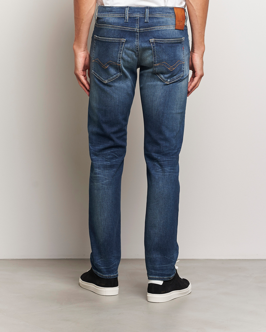 Herre | Jeans | Replay | Grover Hyperflex Dust Jeans Dark Blue
