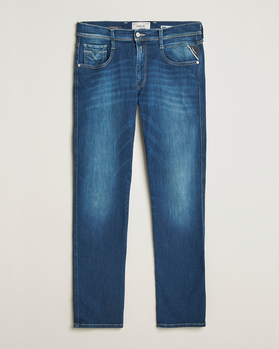 Herre | Jeans | Replay | Anbass Hyperflex Eco Plus Jeans Medium Blue