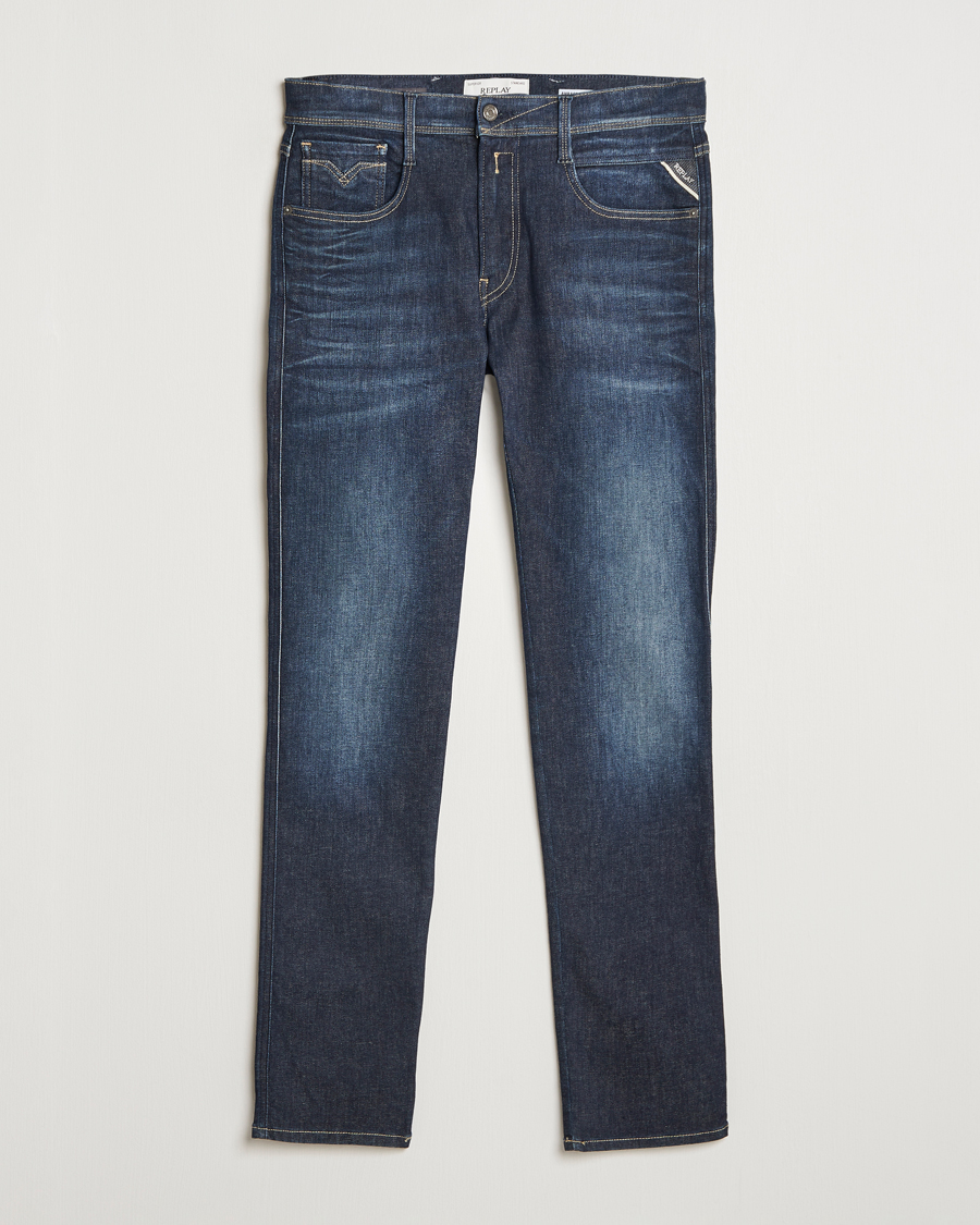 Herre | Jeans | Replay | Anbass Hyperflex Dust Jeans Dark Blue